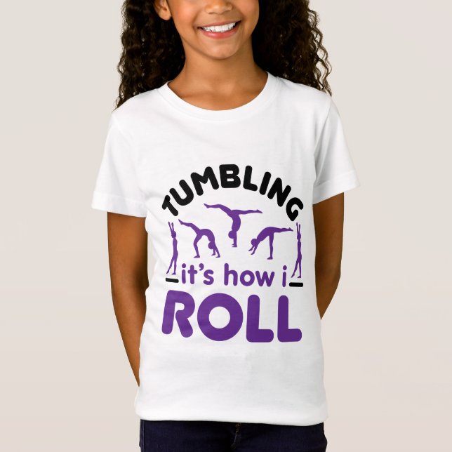 Camiseta Tumbling This é How I Roll (Frente)