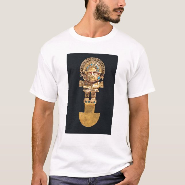 Camiseta Tumi ou faca cerimonial na forma de (Frente)