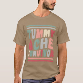 Camiseta Tummy Ache Survivor 80s 70s Vibe Gift vintage