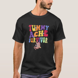 Camiseta Tummy Ache Survivor Stomachache Vintage