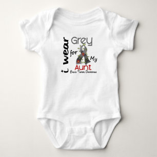 Camiseta Tumor cerebral eu visto o cinza para minha tia 43
