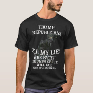 Camiseta Tump Triunfo da Vontade 1935 Nascimento Nação Trum