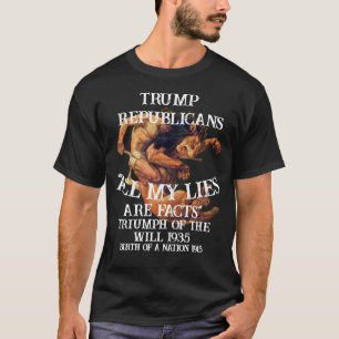 Camiseta Tump Triunfo da Vontade 1935 Nascimento Nação Trum
