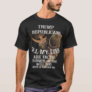 Camiseta Tump Triunfo da Vontade 1935 Nascimento Nação Trum