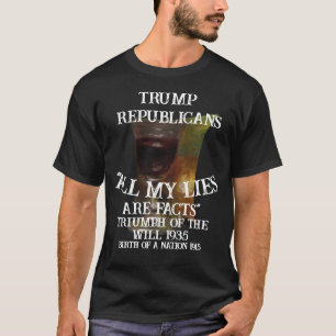 Camiseta Tump Triunfo da Vontade 1935 Nascimento Nação Trum