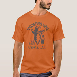 Camiseta Túmulo de Fora da Lei Ocidental Tombstone Arizona