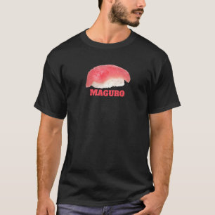 Camiseta Tuna Sushi Comida Maguro Nigiri Para Um Japano