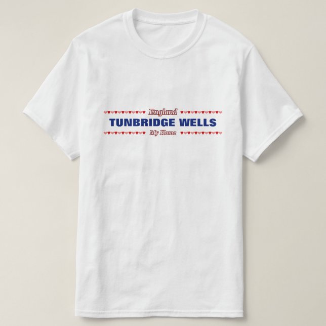 Camiseta TUNBRIDGE JORRA - minha casa - Inglaterra; (Frente do Design)