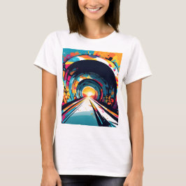 Camiseta Túnel com arte de Grafite