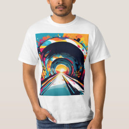 Camiseta Túnel com arte de Grafite