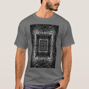 Camiseta Túnel Cubo Preto Branco - Profundidade In
