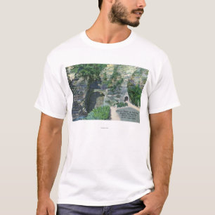 Camiseta Túnel da entrada do parque estadual e ponte da