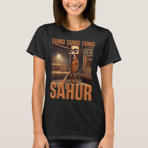 Camiseta Tung Tung Tung Sahur Ai Monster Italiano Brainrot 