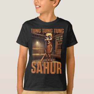 Camiseta Tung Tung Tung Sahur Ai Monster Italiano Brainrot 