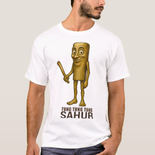 Camiseta Tung Tung Tung Sahur - Crianças Italianas Engraçad