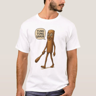 Camiseta tung tung tung tung sahur memes tiktok anomalia