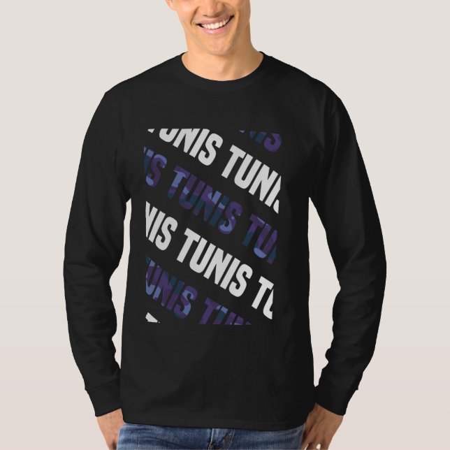 Camiseta Tunis Camo - Camouflagem Roxa (Frente)