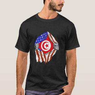 Camiseta Tunísia América EUA - Orgulho Tunisino