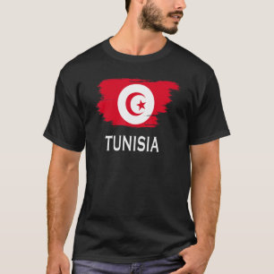 Camiseta Tunísia: Bandeira de Homens Mulheres Crianças T