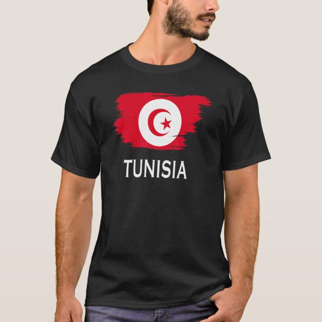 Camiseta Tunisia Country Tunisian Flag for Men Women Kids T (Frente)