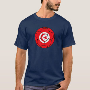 Camiseta Tunísia: Defensor do time de futebol - Homem de Ba