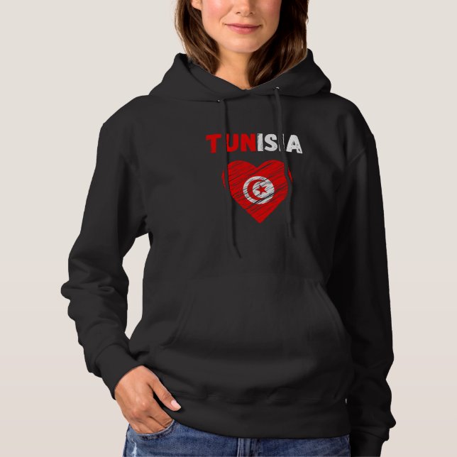 Camiseta Tunisia Flag Holiday Tunisia Heart Tunisian Flag (Frente)