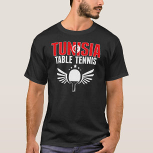 Camiseta Tunísia - Mesa de apoio à Tênis tunisiana Ping T