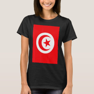 Camiseta Tunísia: Vintage - Bandeira Nacional