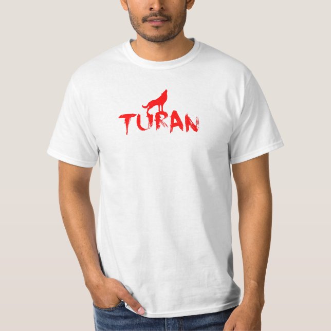 Camiseta Turan red Wolf Design (Frente)