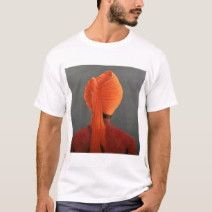 Camiseta Turbante alaranjado