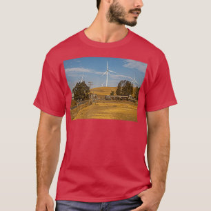 Camiseta Turbinas de Fazenda e vento