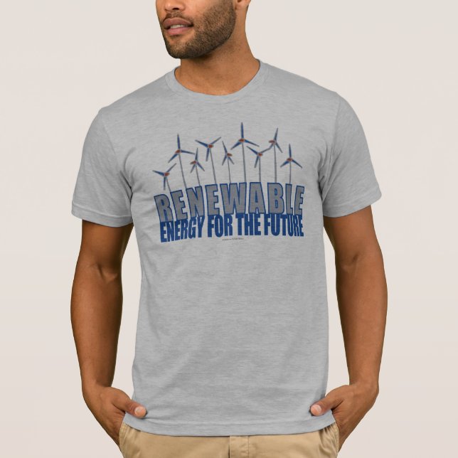 Camiseta Turbinas eólicas (Frente)