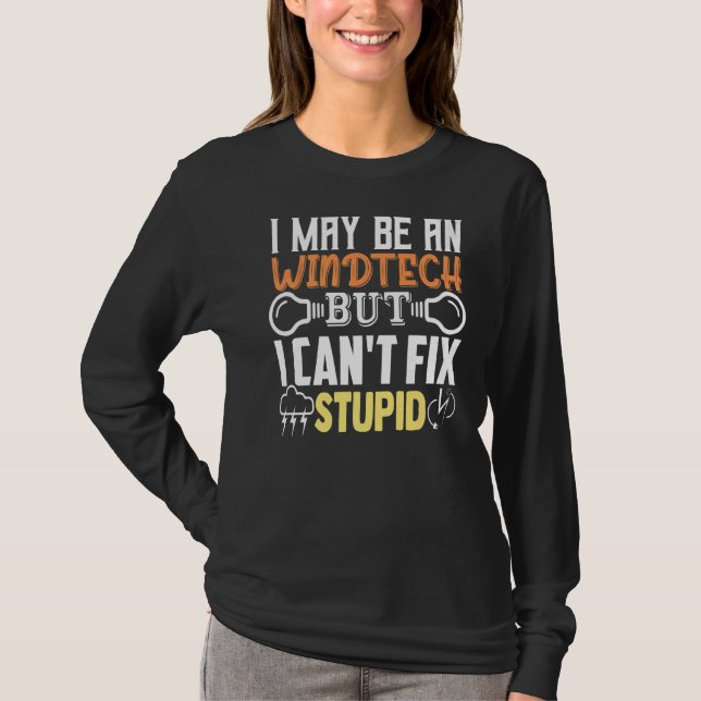 Camiseta Turbine Tech, posso ser uma Windtech, mas não poss (Frente)