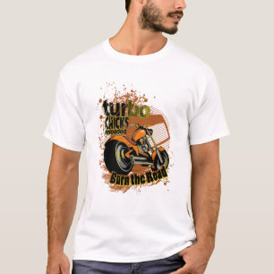 Camiseta Turbo Orange Burn Road Graphic Tee