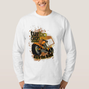 Camiseta Turbo Pintinhos Queimam A Estrada