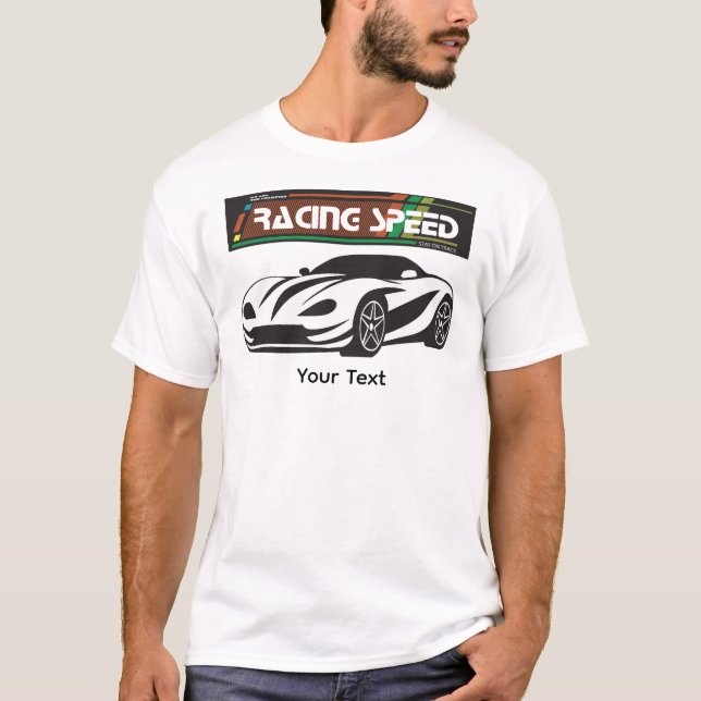 Camiseta Turbo Racing Speed Car – Performance Auto Art (Frente)