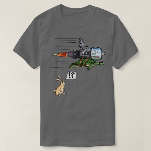 Camiseta Turbo Tortoise The Hare (Frente do Design)