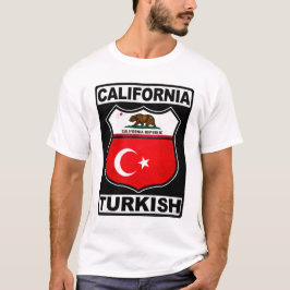 Camiseta Turca da Califórnia Americana