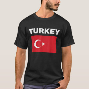 Camiseta Turca Herança Turca Turca do Patrimônio da Bandeir