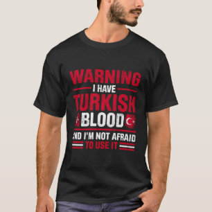 Camiseta Turca Roota Turca Patrimônio Turco Orgulhoso Turco
