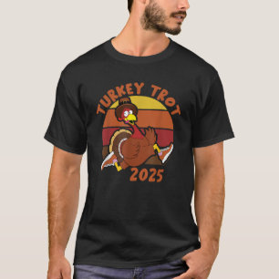 Camiseta Turca Trot Squad 2025 Engraçado Dia de Ação de Gra
