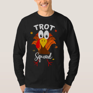 Camiseta Turca Trot Squad Engraçado Filme Corrente de Ação 