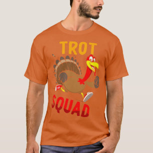 Camiseta Turca Trot Squad Engraçado Filme Corrente de Ação