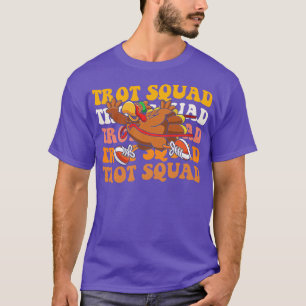 Camiseta Turca Trot Squad Engraçado Filme Corrente de Ação 