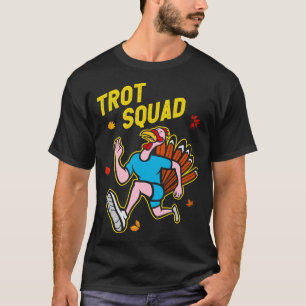 Camiseta Turca Trot Squad Engraçado Filme Corrente de Ação
