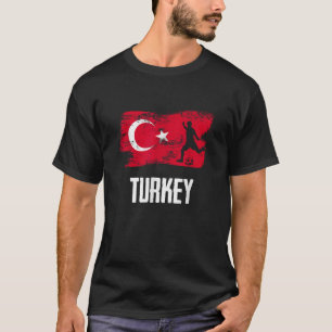 Camiseta Turco de Seleção Turca de Jersey, Bandeira da Turq