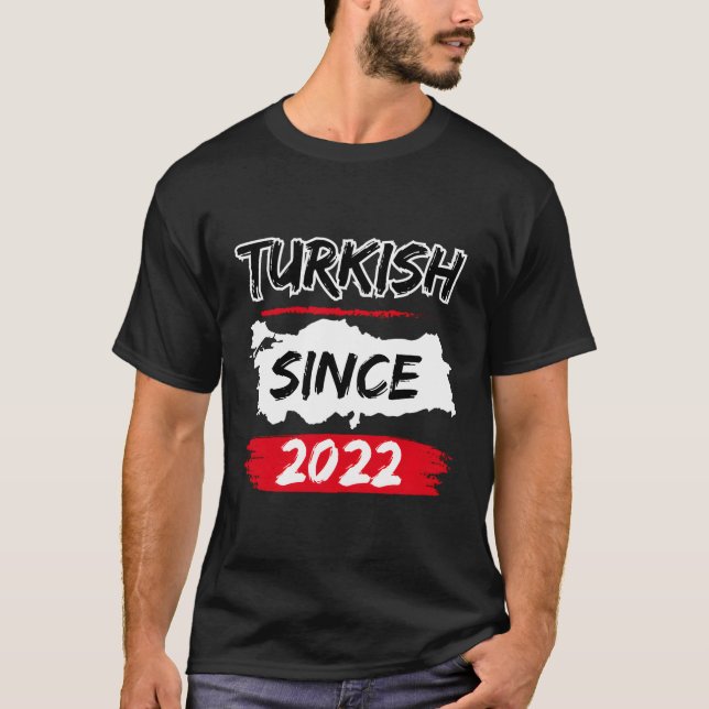Camiseta Turco Desde 2022 Mapa Turkiye (Frente)