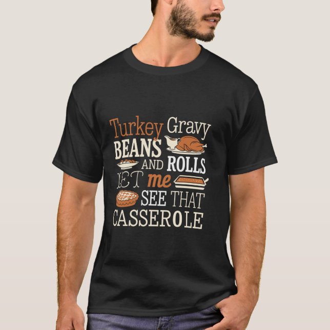 Camiseta Turco Gravy Beans Deixe-Me Ver Esse Obrigado De Ca (Frente)