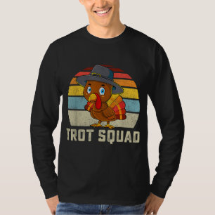Camiseta Turco Trot Squad Corre de Ação de Graças Homens de