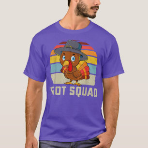 Camiseta Turco Trot Squad Corre de Ação de Graças Homens de